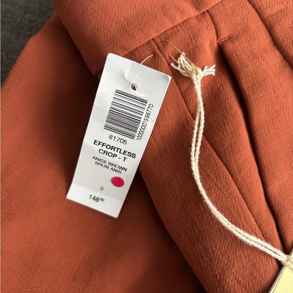 Aritzia Wilfred The Effortless Pant Cropped in Anise Brown - Picture 4 of 4